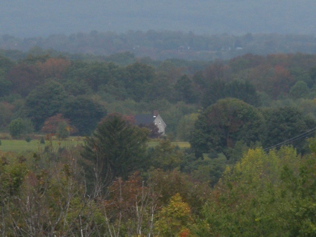 Autumn in the Lehigh Valley of Pennsylvania the beauty of the Pocono Mountains from Mt. Bethel PA